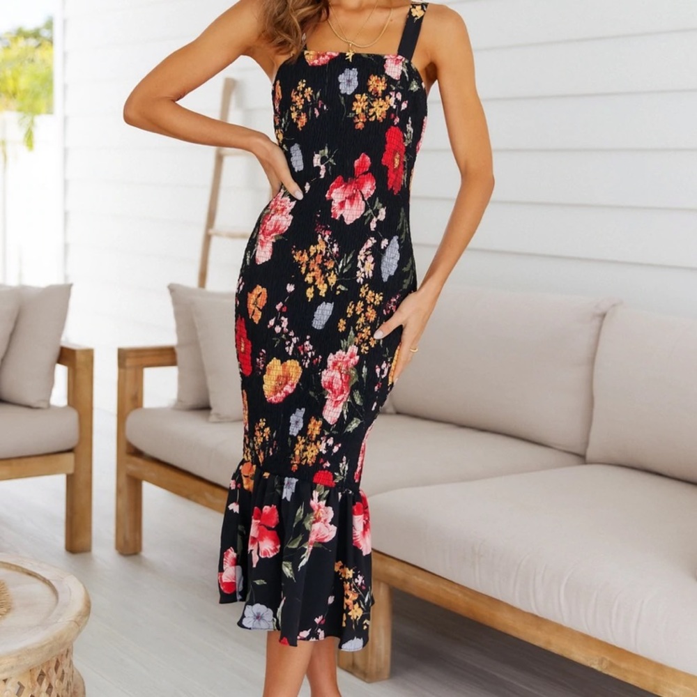 NWT Hello Molly Floral Bandeau Dress